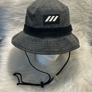( BNWT) Adidas Black and Gray Boonie Golf  Hat. NEW